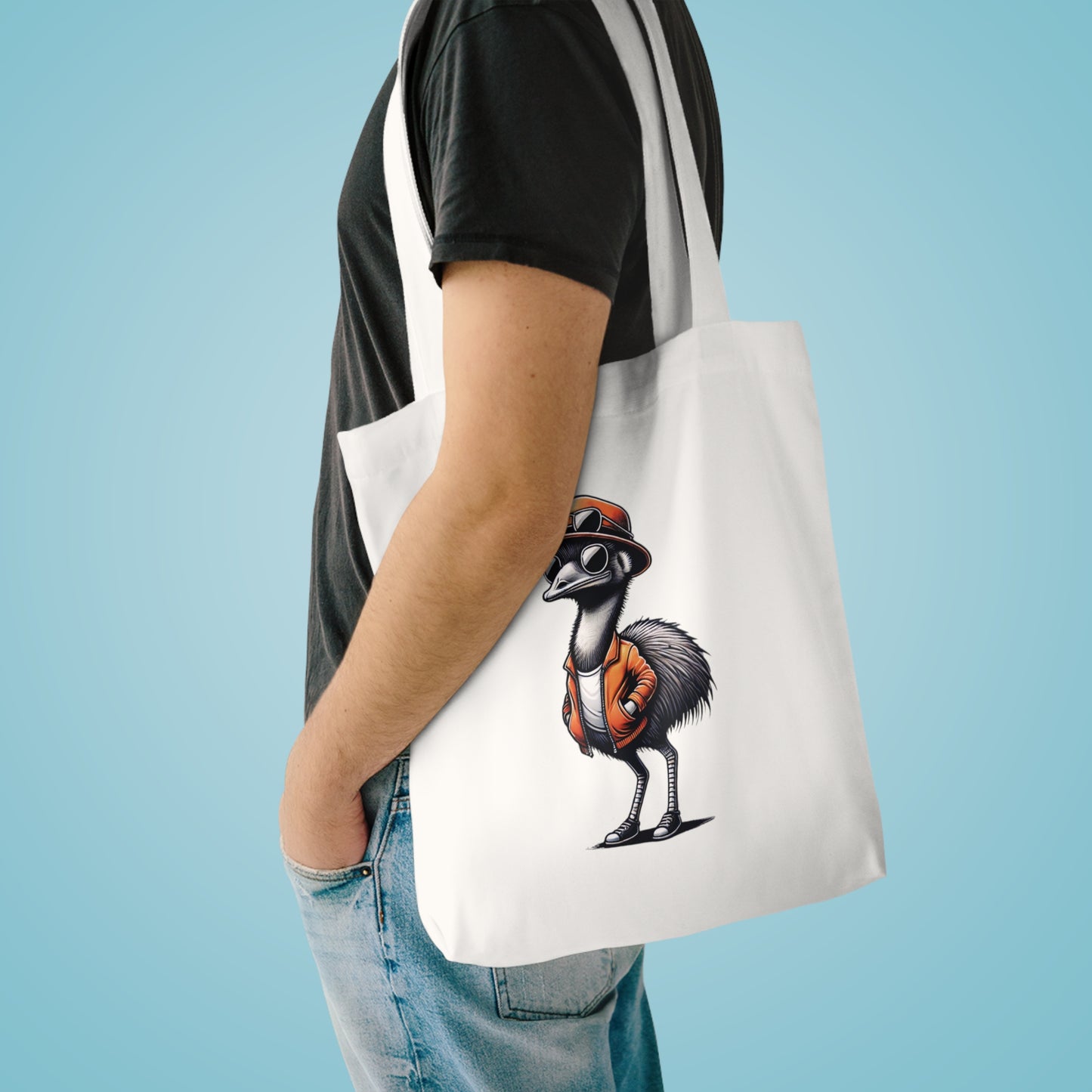 Cool Emu Cotton Tote Bag – Fun Aussie Style for Everyday Use