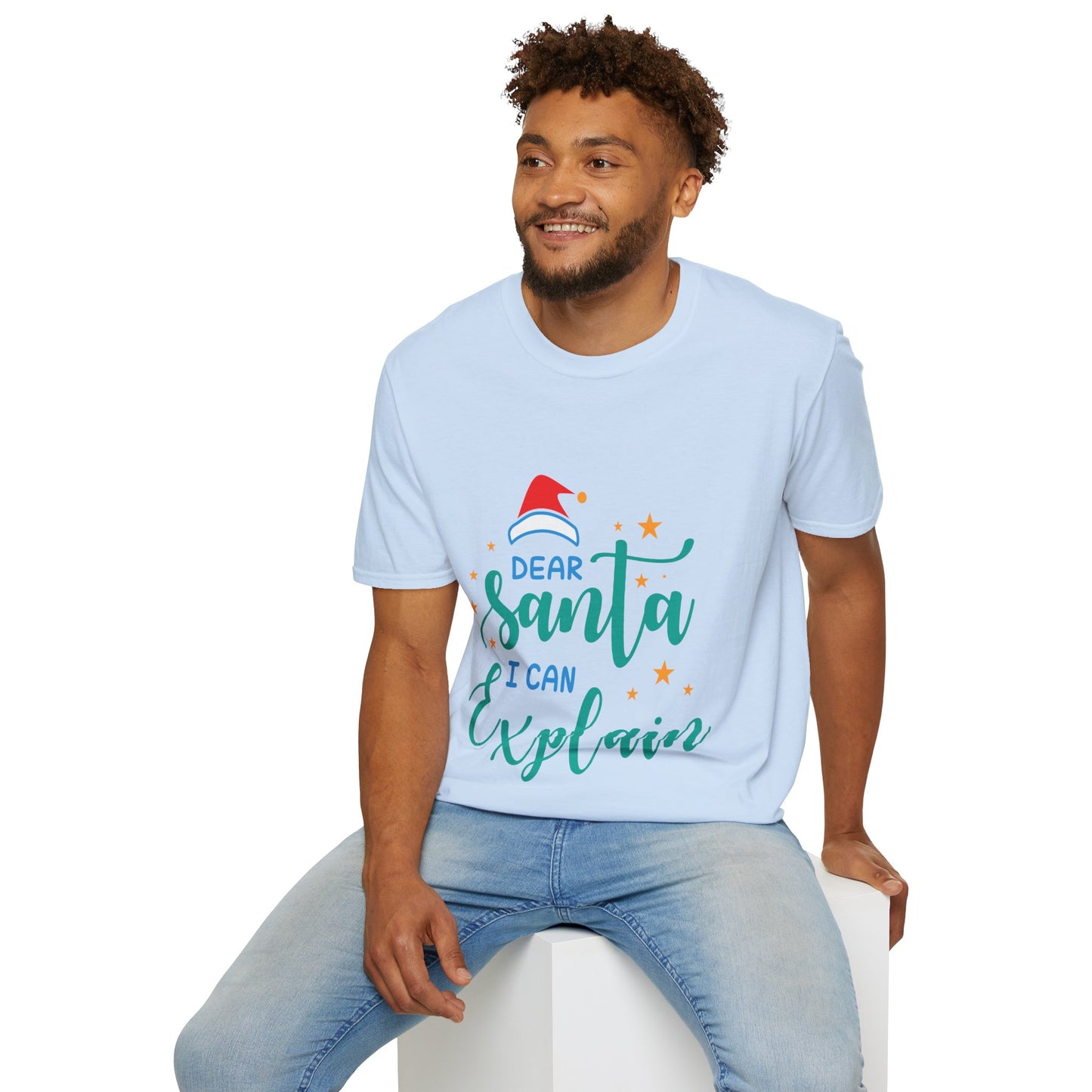 Dear Santa I Can Explain Unisex T-Shirt | Funny Christmas Tee | Holiday Gift