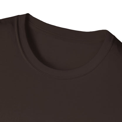 I Run on Coffee and Christmas Cheer Unisex Softstyle T-Shirt – Perfect Holiday Tee for Coffee Lovers & Christmas Enthusiasts