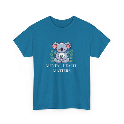 Supportive & Comforting Mental Health Matters  Unisex T-Shirt - Featuring a Cute Koala Design