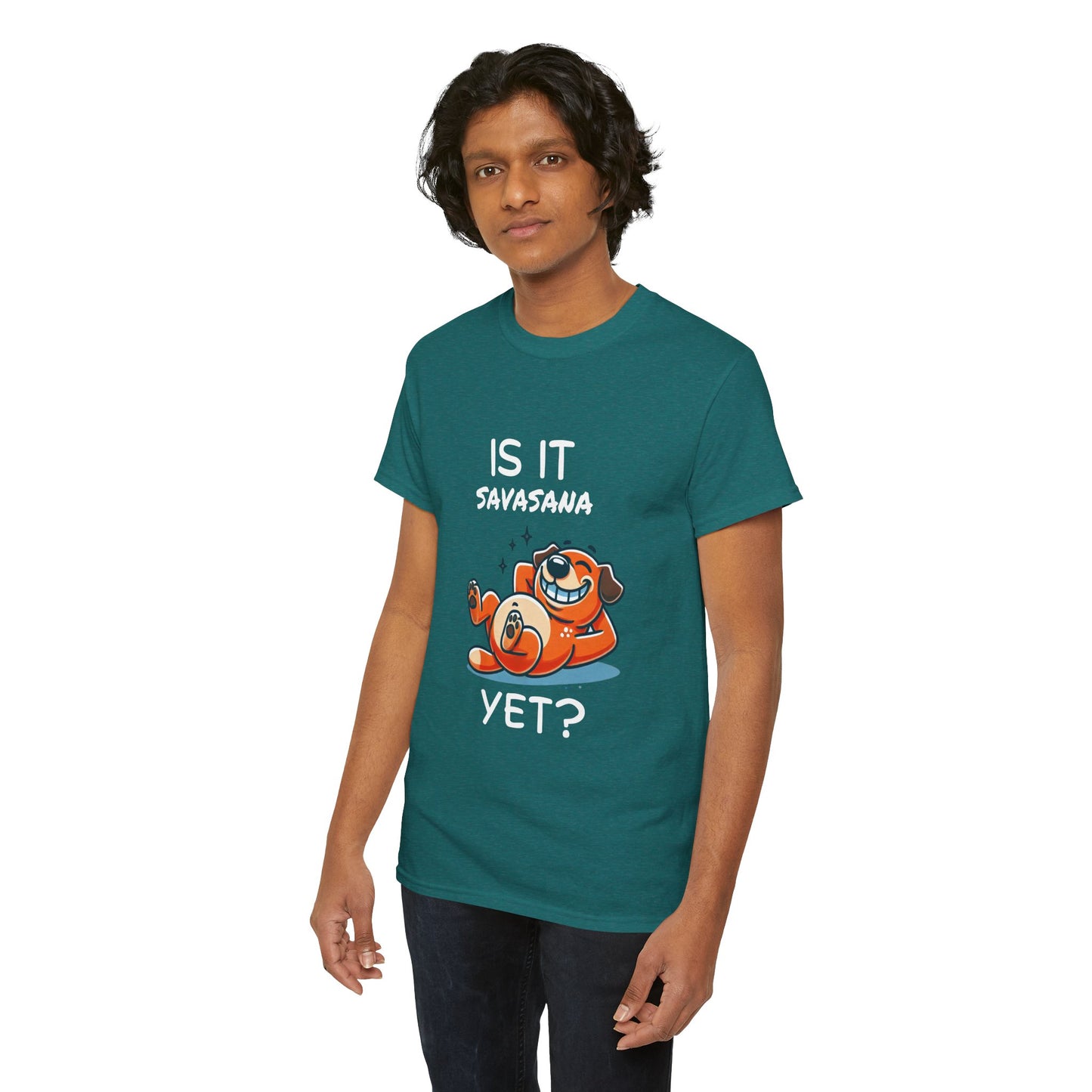 Savasana Yoga T-Shirt - Relax and Unwind with Humor