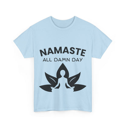 Namaste All Day Yoga T-Shirt - Comfort and Positivity for Everyday Wear