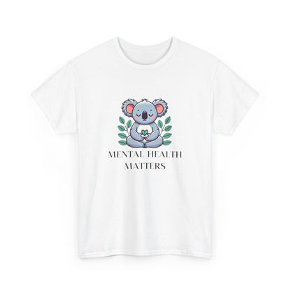 Supportive & Comforting Mental Health Matters  Unisex T-Shirt - Featuring a Cute Koala Design