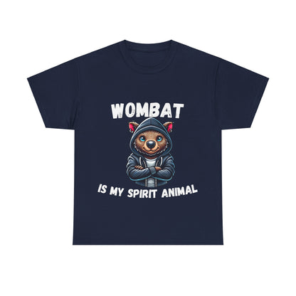 Wombat Spirit Animal Unisex Tee – Fun & Playful Aussie Pride Shirt