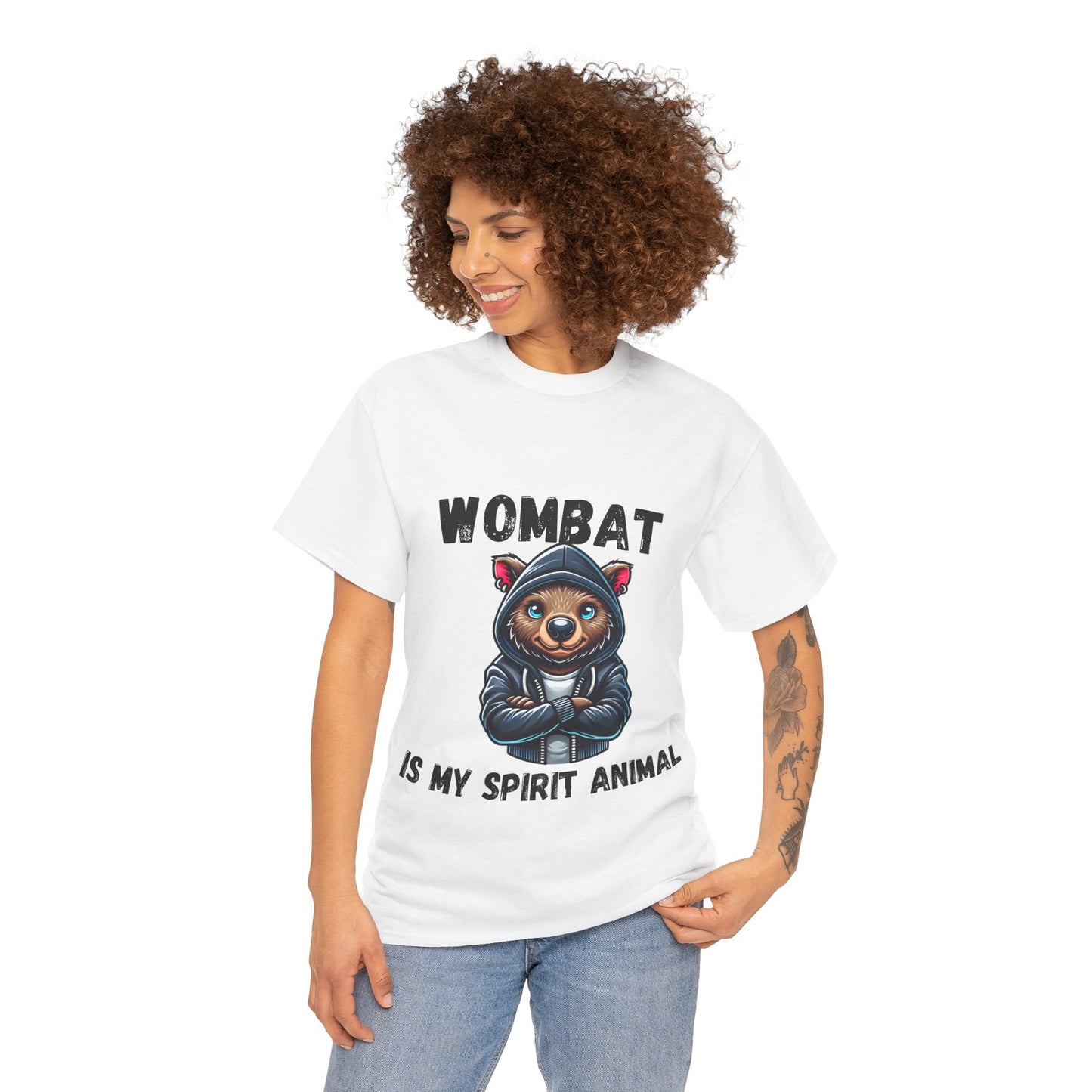 Wombat Spirit Animal Unisex Tee – Fun & Playful Aussie Pride Shirt