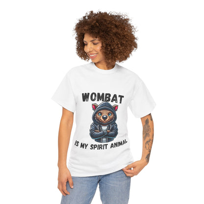 Wombat Spirit Animal Unisex Tee – Fun & Playful Aussie Pride Shirt