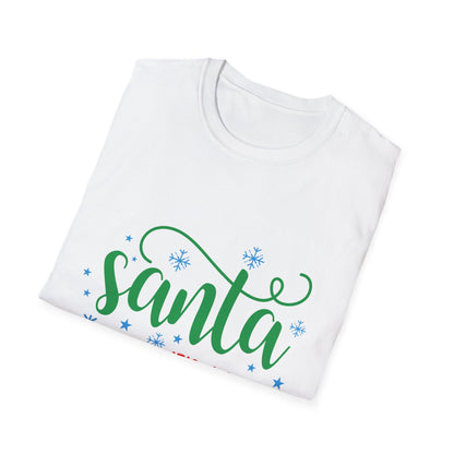Santa It's a Long Story Unisex Softstyle T-Shirt – Festive Christmas Tee | Perfect Holiday Gift