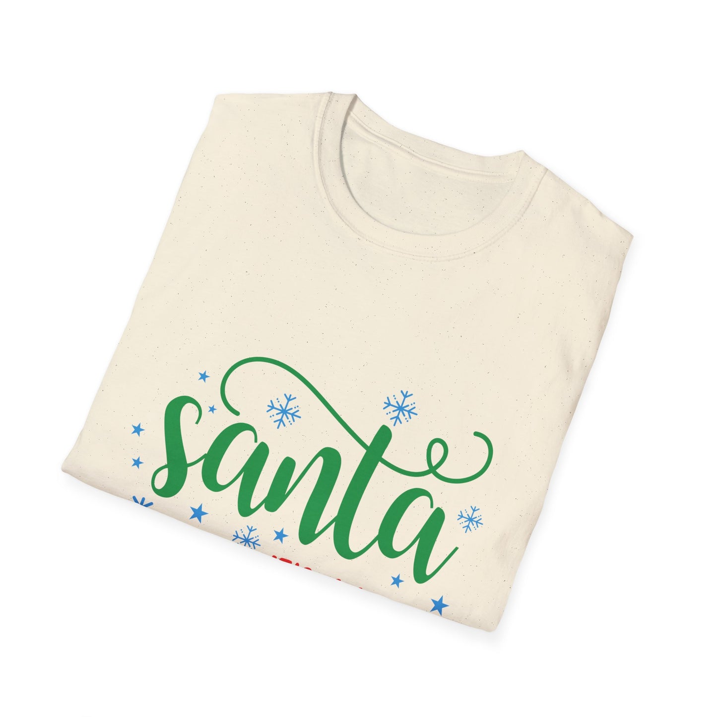 Santa It's a Long Story Unisex Softstyle T-Shirt – Festive Christmas Tee | Perfect Holiday Gift