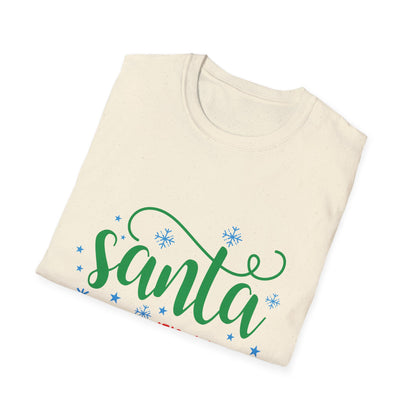 Santa It's a Long Story Unisex Softstyle T-Shirt – Festive Christmas Tee | Perfect Holiday Gift
