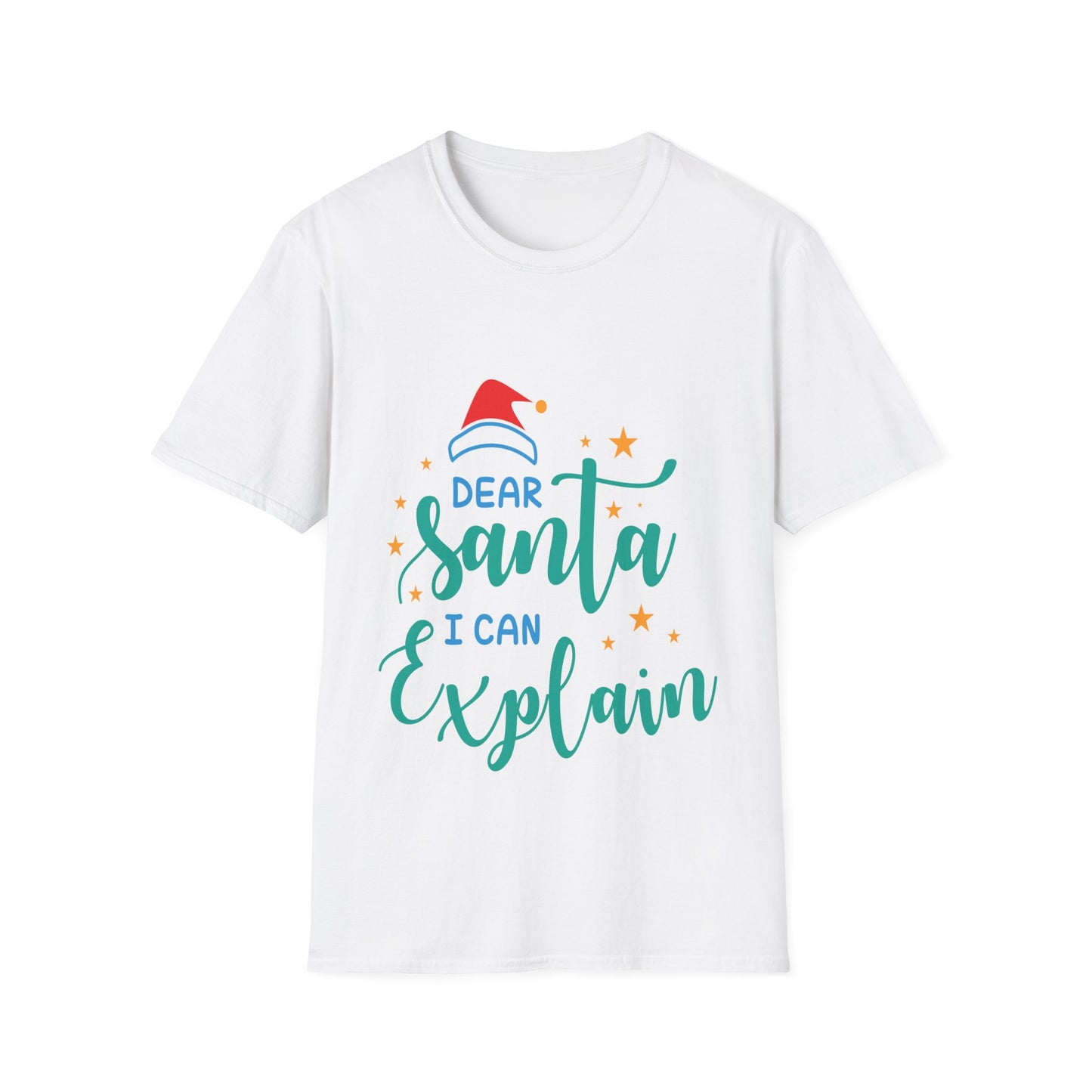 Dear Santa I Can Explain Unisex T-Shirt | Funny Christmas Tee | Holiday Gift
