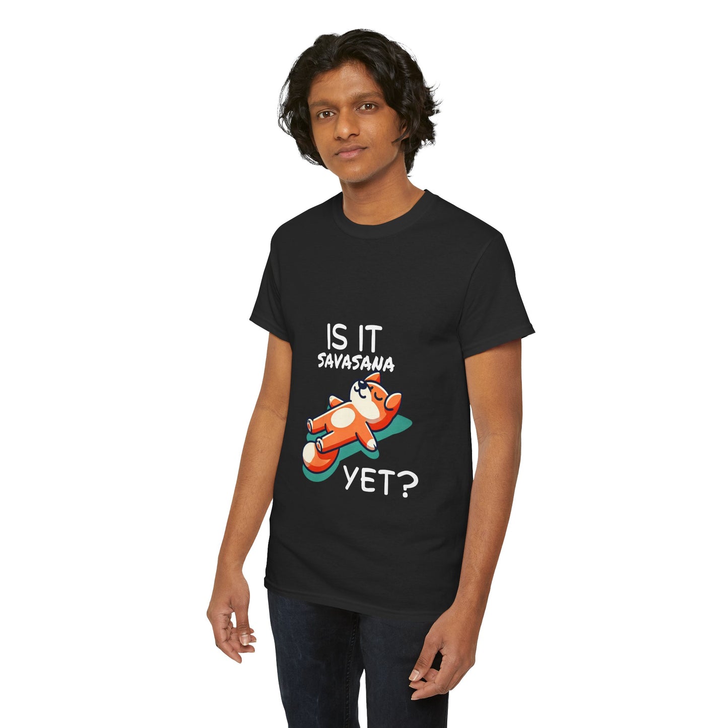 Savasana Yoga T-Shirt - Relax and Unwind with Humor