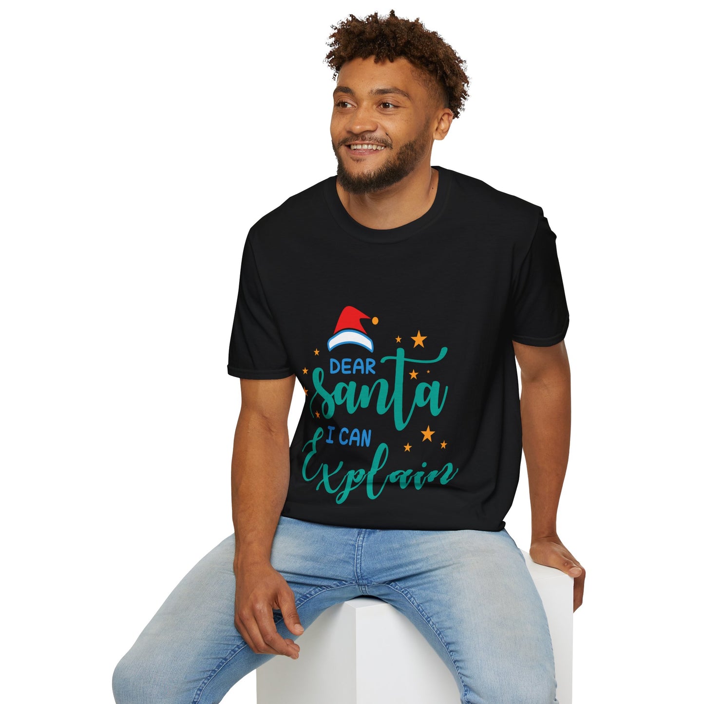 Dear Santa I Can Explain Unisex T-Shirt | Funny Christmas Tee | Holiday Gift