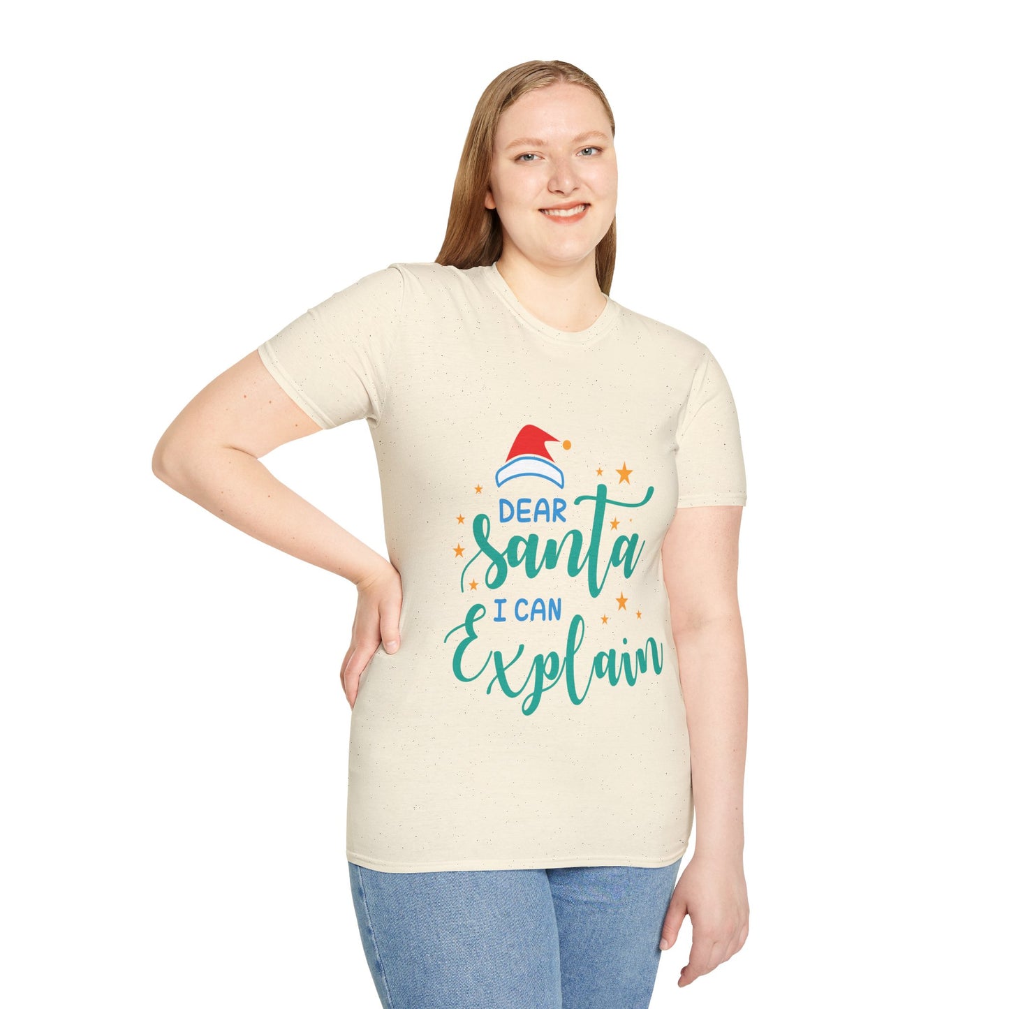 Dear Santa I Can Explain Unisex T-Shirt | Funny Christmas Tee | Holiday Gift