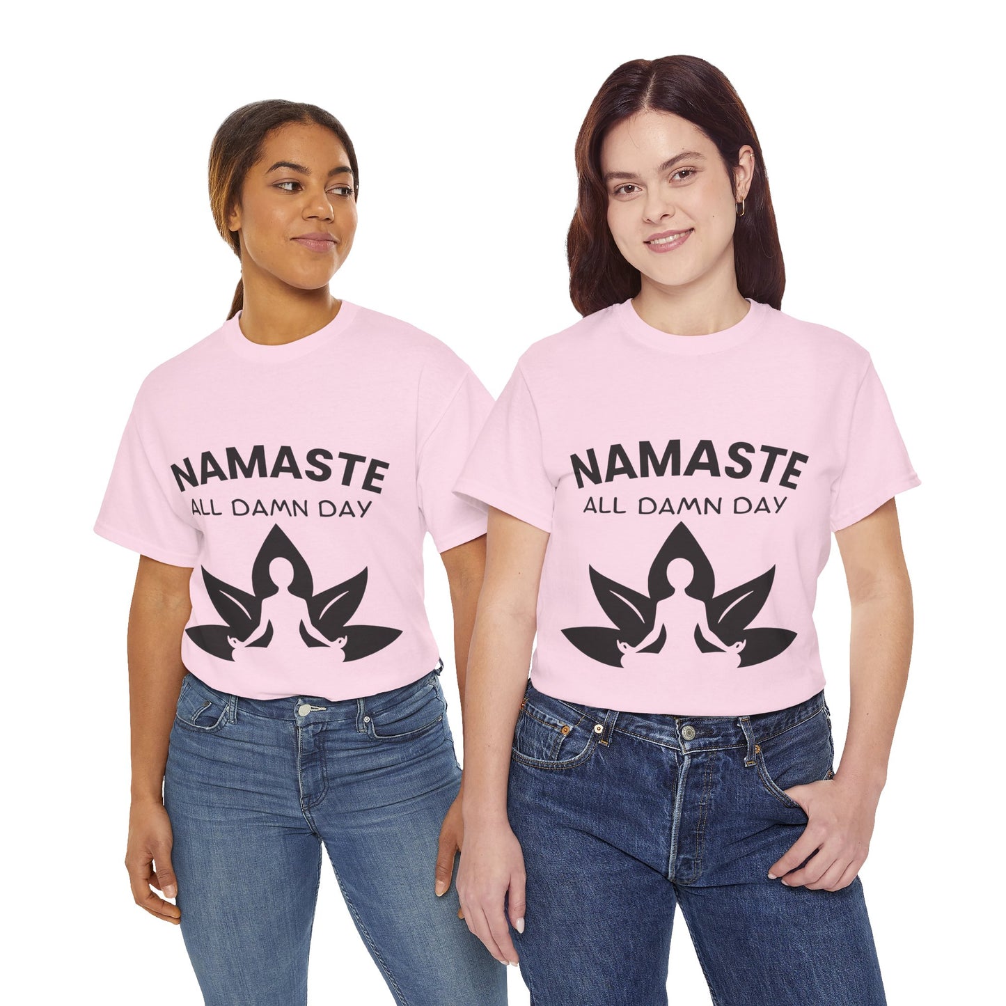Namaste All Day Yoga T-Shirt - Comfort and Positivity for Everyday Wear