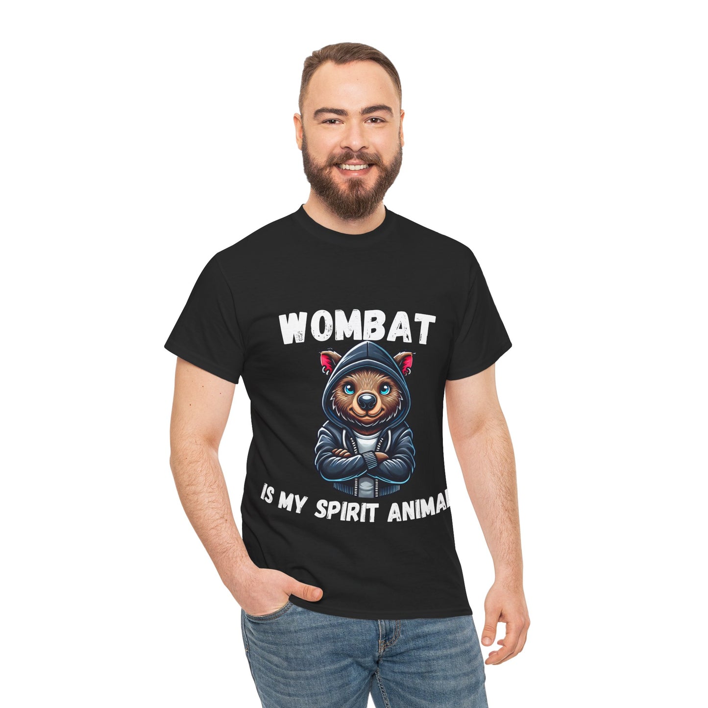 Wombat Spirit Animal Unisex Tee – Fun & Playful Aussie Pride Shirt