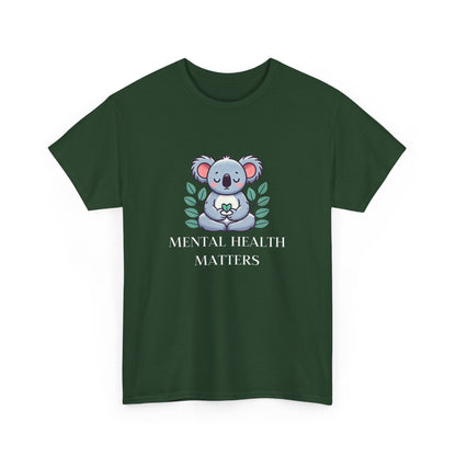 Supportive & Comforting Mental Health Matters  Unisex T-Shirt - Featuring a Cute Koala Design