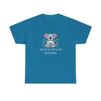 Supportive & Comforting Mental Health Matters  Unisex T-Shirt - Featuring a Cute Koala Design
