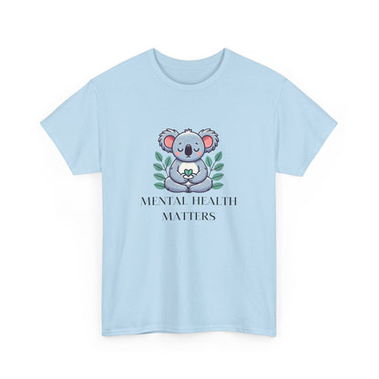 Supportive & Comforting Mental Health Matters  Unisex T-Shirt - Featuring a Cute Koala Design