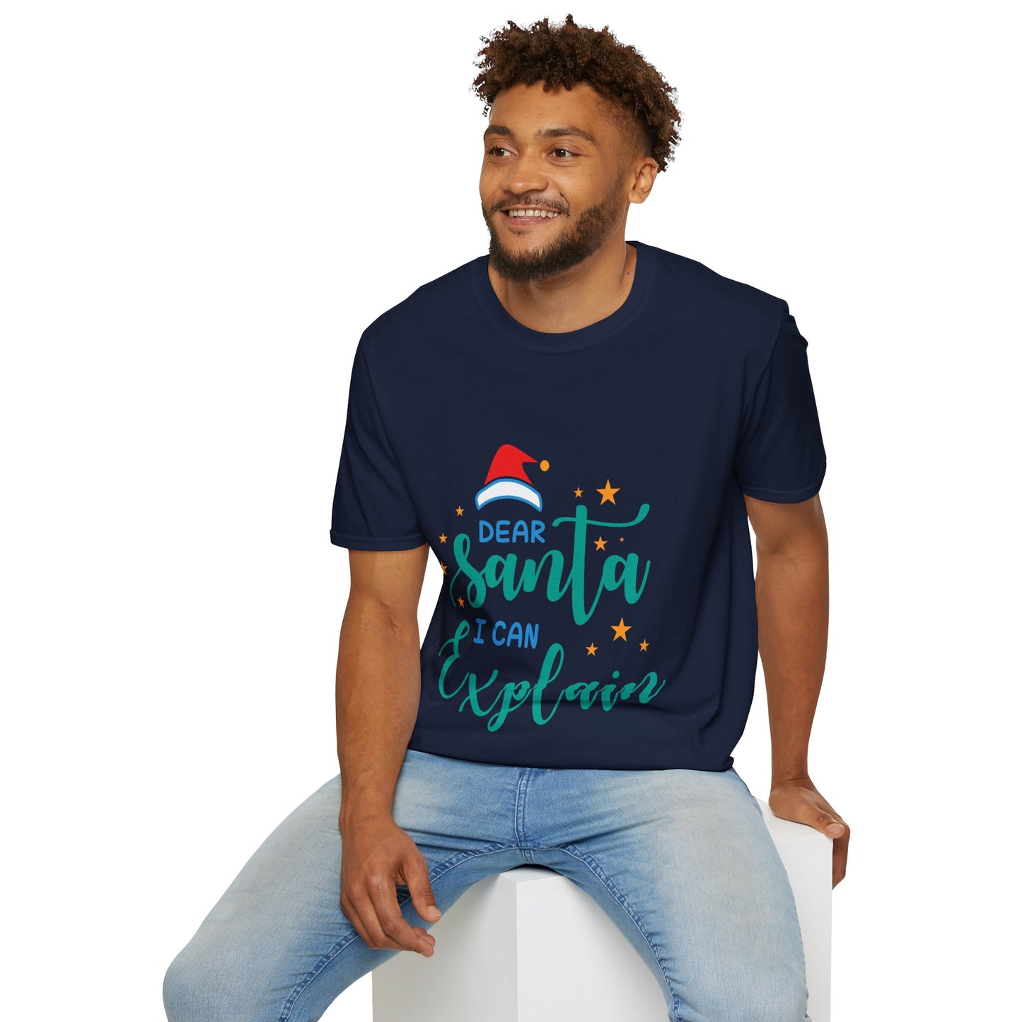 Dear Santa I Can Explain Unisex T-Shirt | Funny Christmas Tee | Holiday Gift