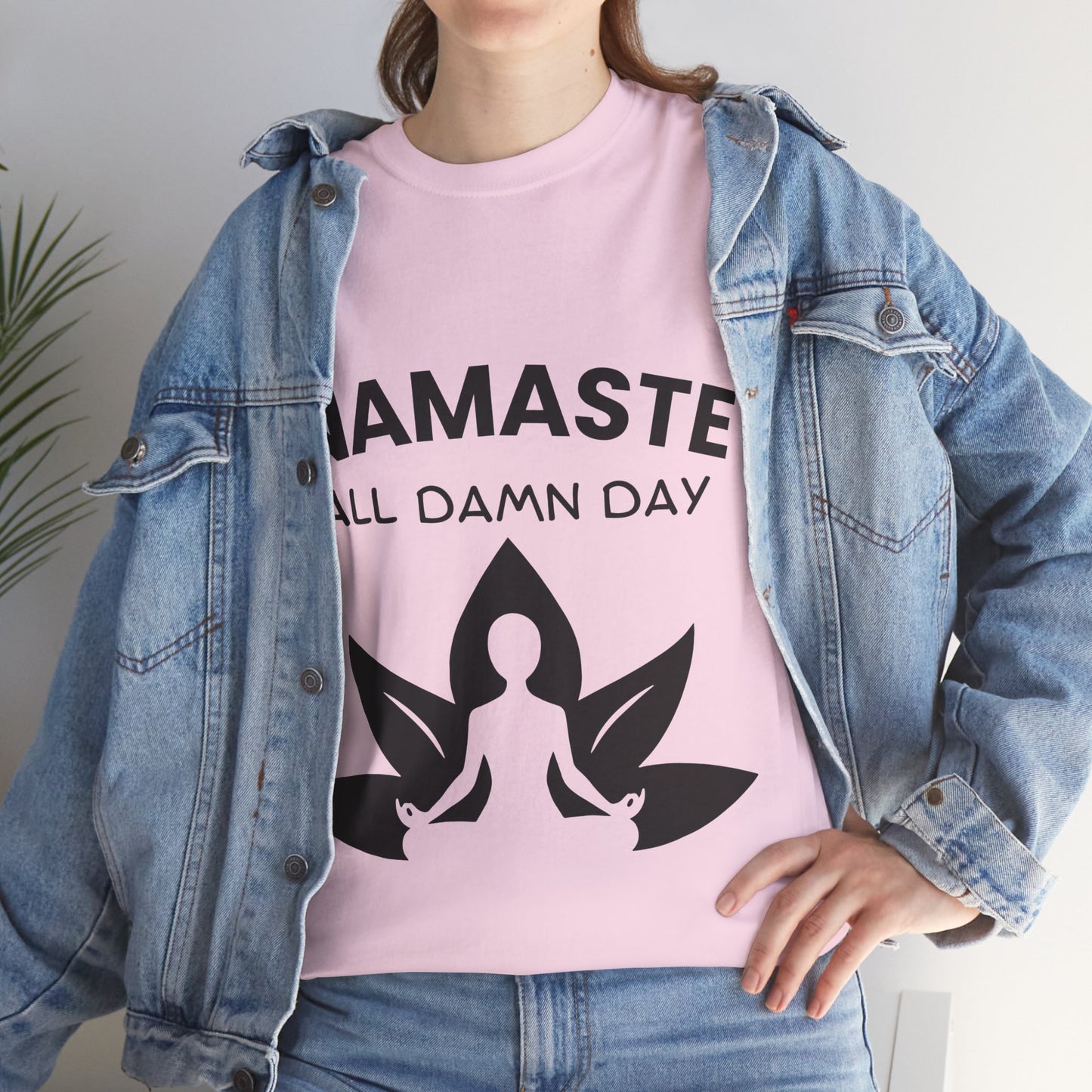 Namaste All Day Yoga T-Shirt - Comfort and Positivity for Everyday Wear