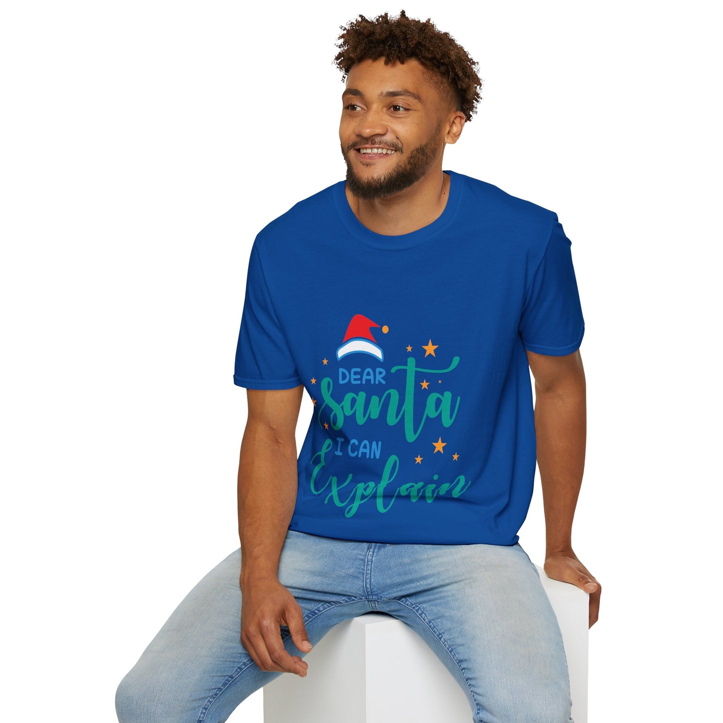 Dear Santa I Can Explain Unisex T-Shirt | Funny Christmas Tee | Holiday Gift