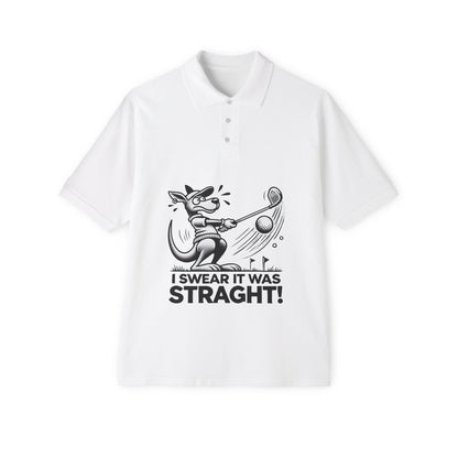 Kangaroo Golf Polo – Fun Aussie Humor Men's Polo for Golf Lovers