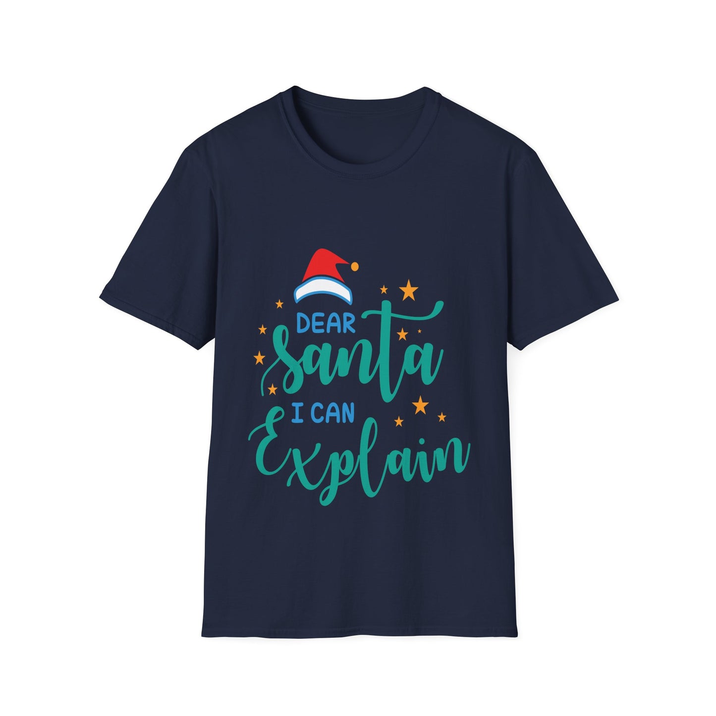 Dear Santa I Can Explain Unisex T-Shirt | Funny Christmas Tee | Holiday Gift