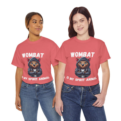 Wombat Spirit Animal Unisex Tee – Fun & Playful Aussie Pride Shirt