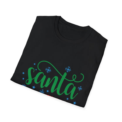 Santa It's a Long Story Unisex Softstyle T-Shirt – Festive Christmas Tee | Perfect Holiday Gift