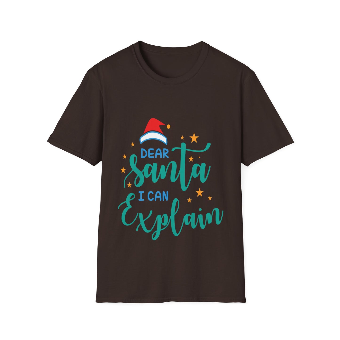 Dear Santa I Can Explain Unisex T-Shirt | Funny Christmas Tee | Holiday Gift