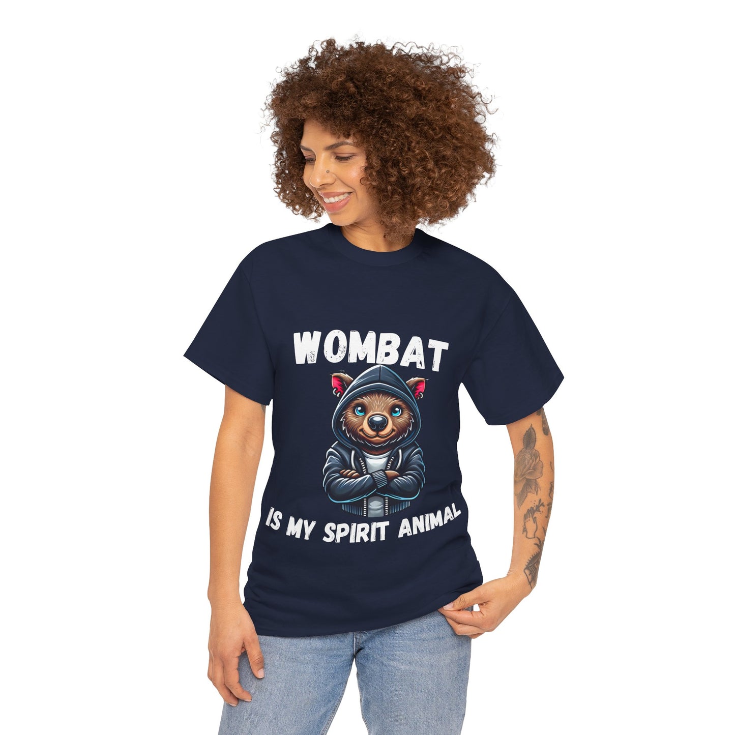 Wombat Spirit Animal Unisex Tee – Fun & Playful Aussie Pride Shirt