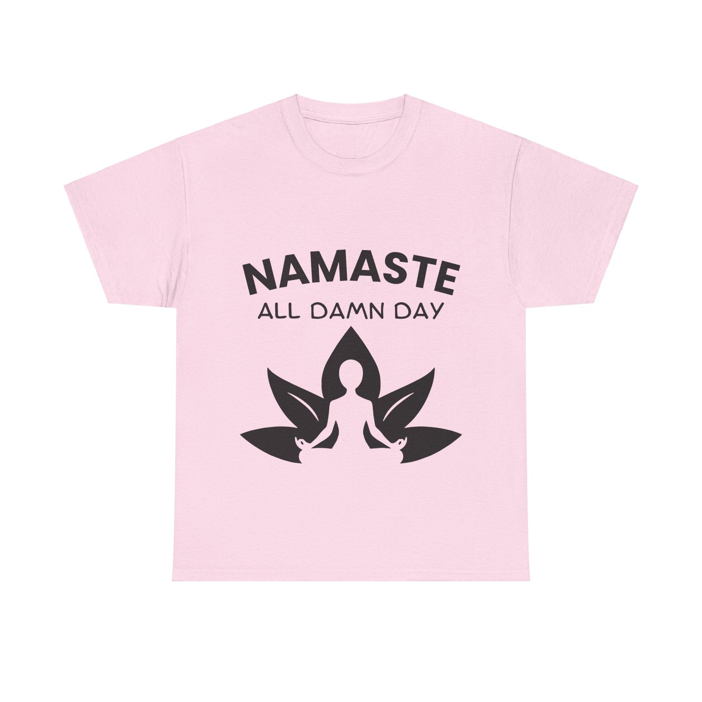Namaste All Day Yoga T-Shirt - Comfort and Positivity for Everyday Wear