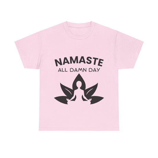 Namaste All Day Yoga T-Shirt - Comfort and Positivity for Everyday Wear