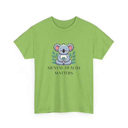 Supportive & Comforting Mental Health Matters  Unisex T-Shirt - Featuring a Cute Koala Design