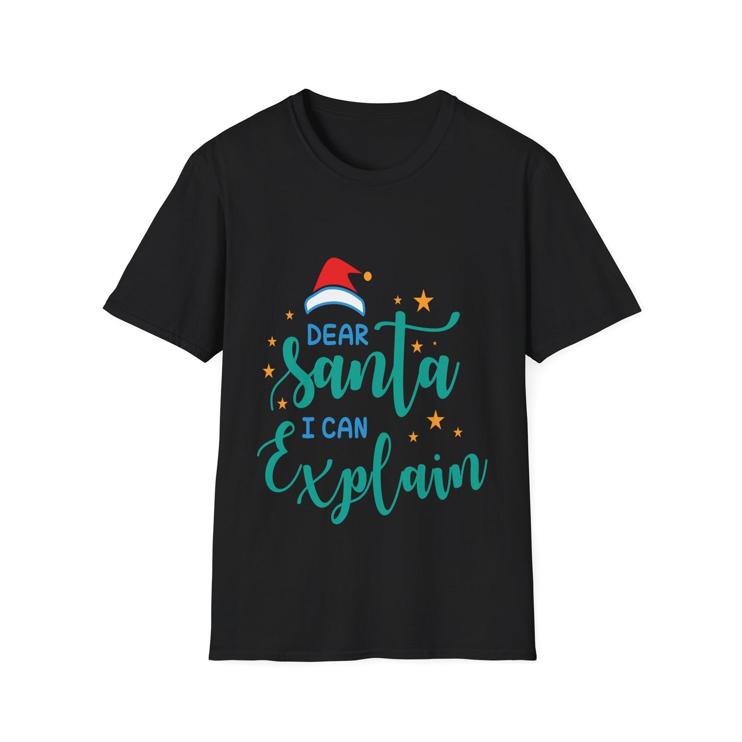 Dear Santa I Can Explain Unisex T-Shirt | Funny Christmas Tee | Holiday Gift