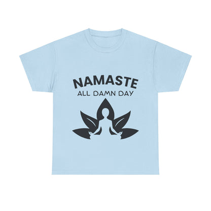 Namaste All Day Yoga T-Shirt - Comfort and Positivity for Everyday Wear