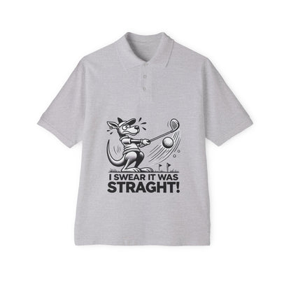 Kangaroo Golf Polo – Fun Aussie Humor Men's Polo for Golf Lovers