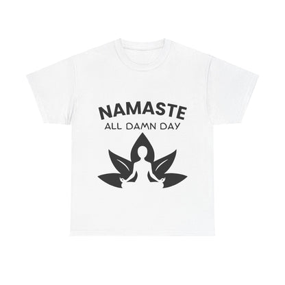 Namaste All Day Yoga T-Shirt - Comfort and Positivity for Everyday Wear
