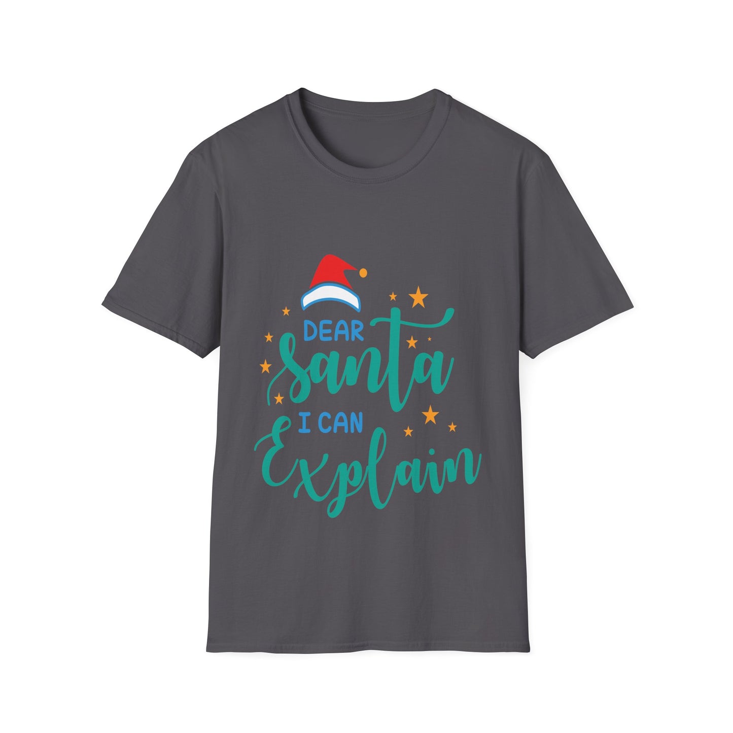 Dear Santa I Can Explain Unisex T-Shirt | Funny Christmas Tee | Holiday Gift