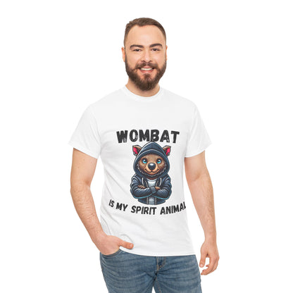 Wombat Spirit Animal Unisex Tee – Fun & Playful Aussie Pride Shirt