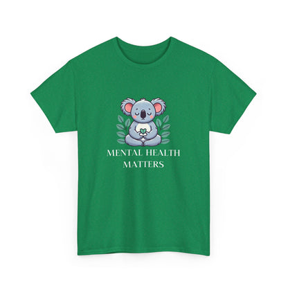 Supportive & Comforting Mental Health Matters  Unisex T-Shirt - Featuring a Cute Koala Design
