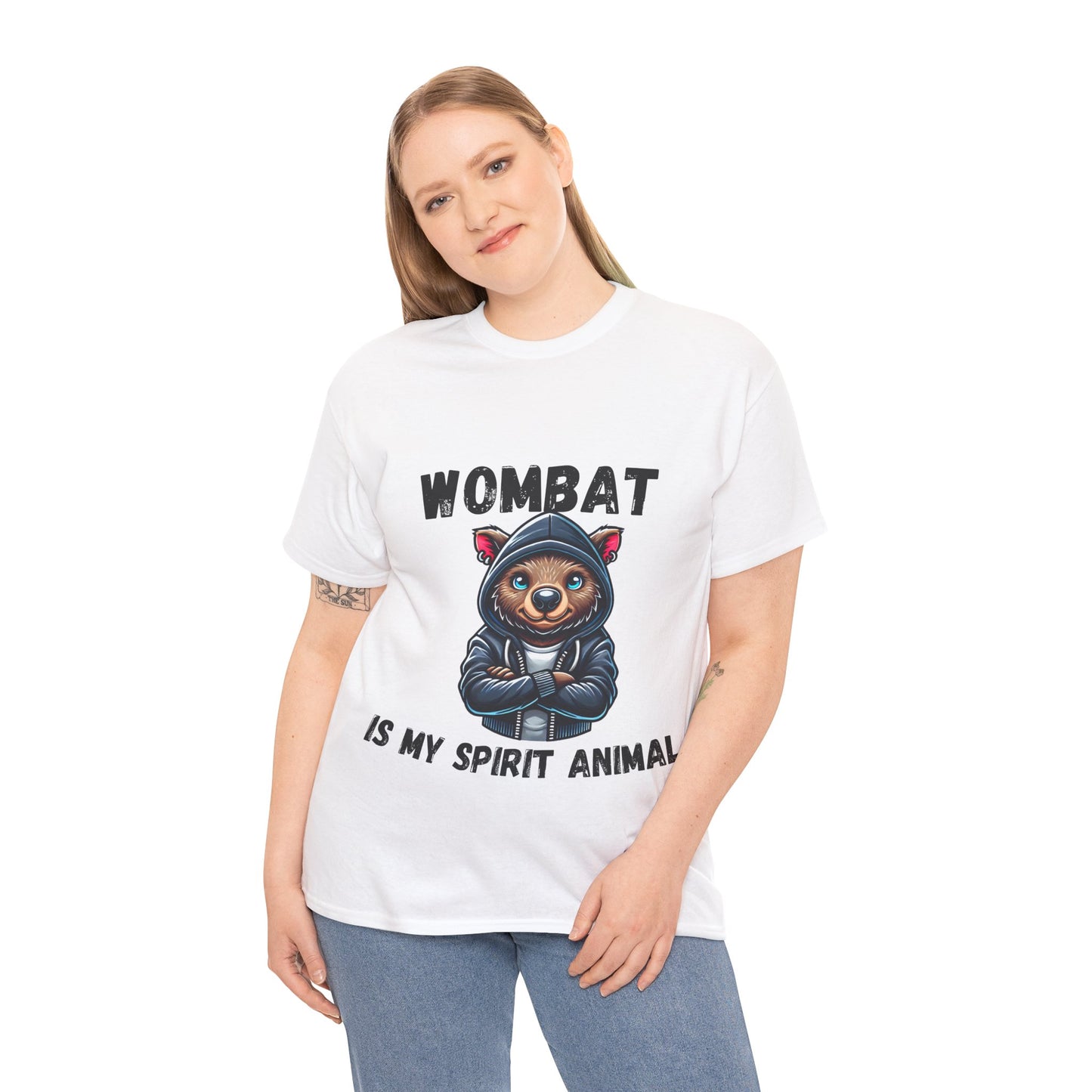 Wombat Spirit Animal Unisex Tee – Fun & Playful Aussie Pride Shirt